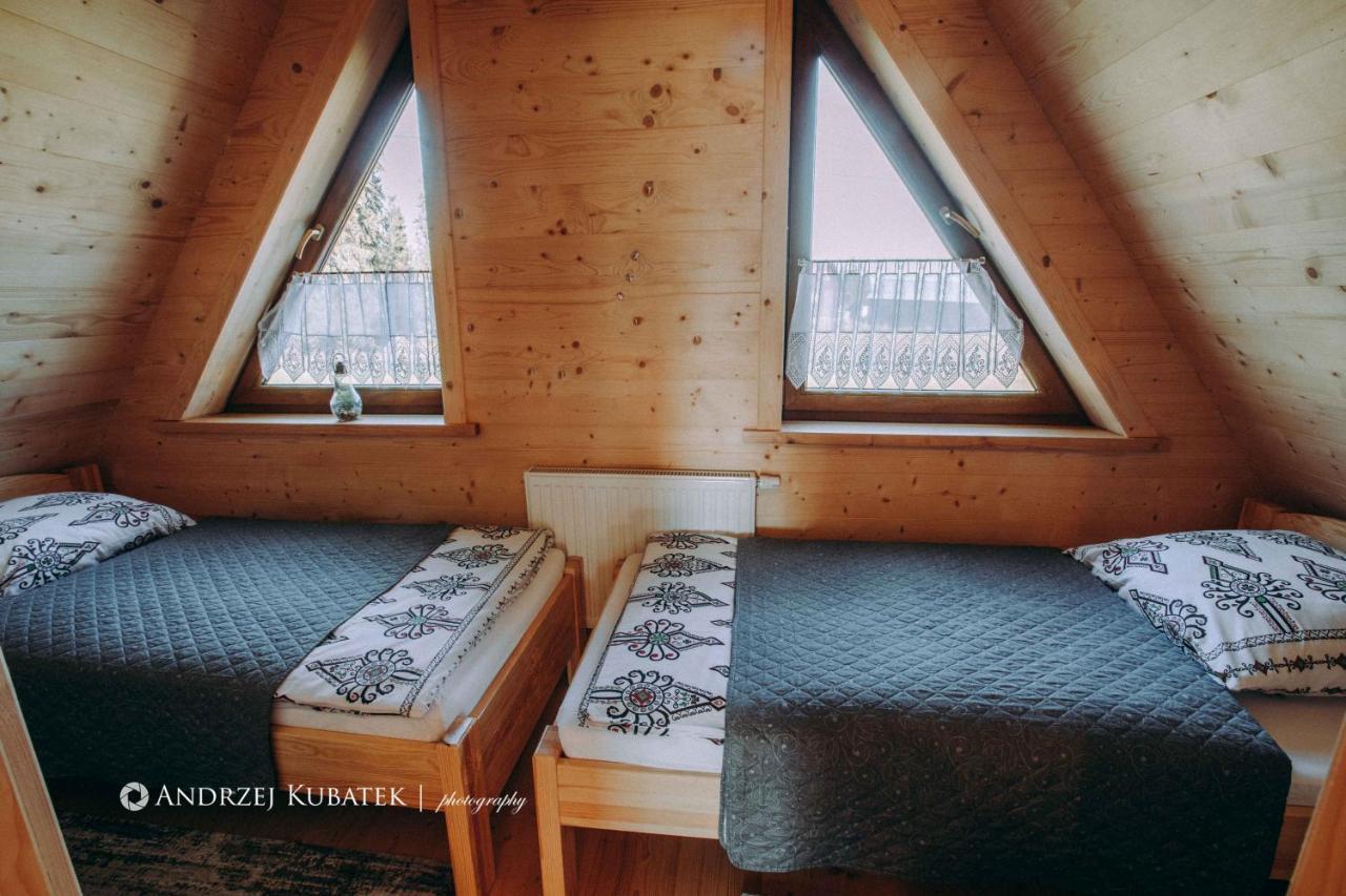 Domki Malcykowka W Zebie Z Jacuzzi Zab Bagian luar foto
